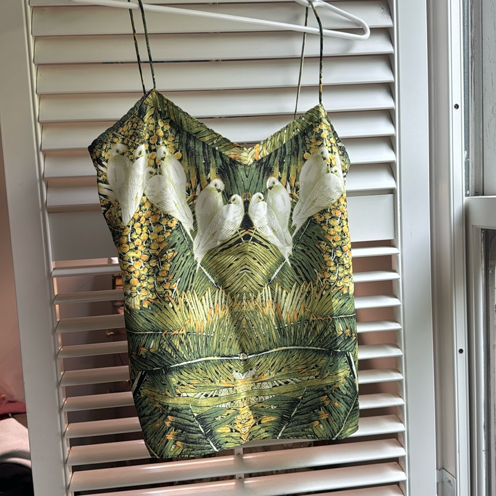 Ted baker jungle snake print tank